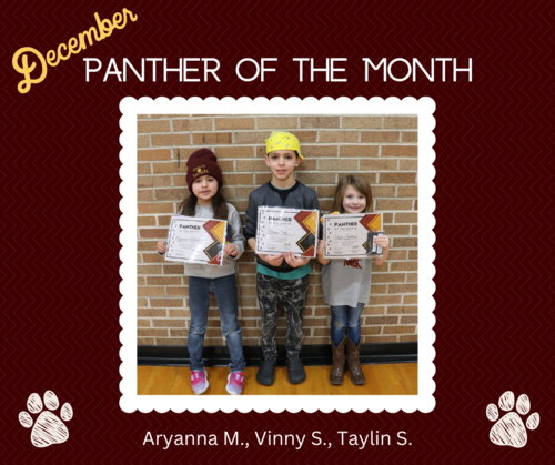 December Panther of the Month